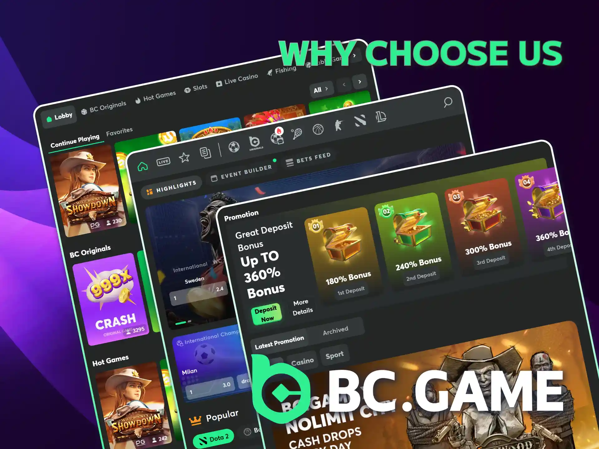 Choose BC Game Philippines website for unique opportunities and advantages.
