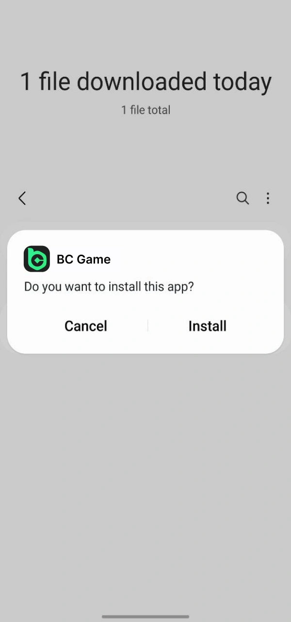 Confirm and install the official BC Game Android app now.