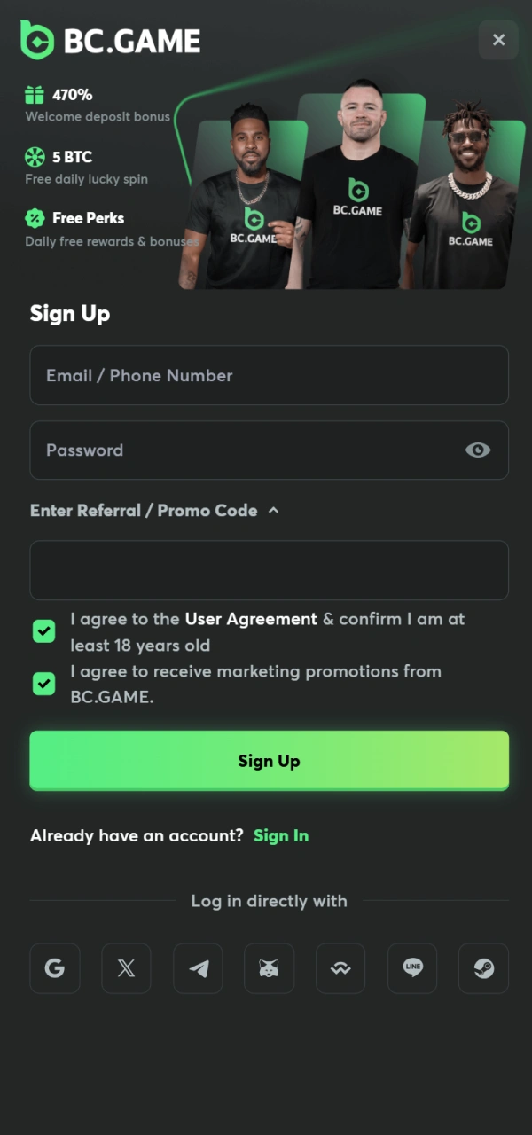 Access BC Game Philippines iOS app from your home screen.