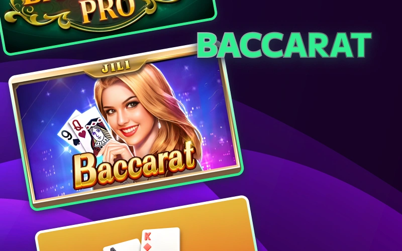 Bet on baccarat games for fast wins at BC Game.