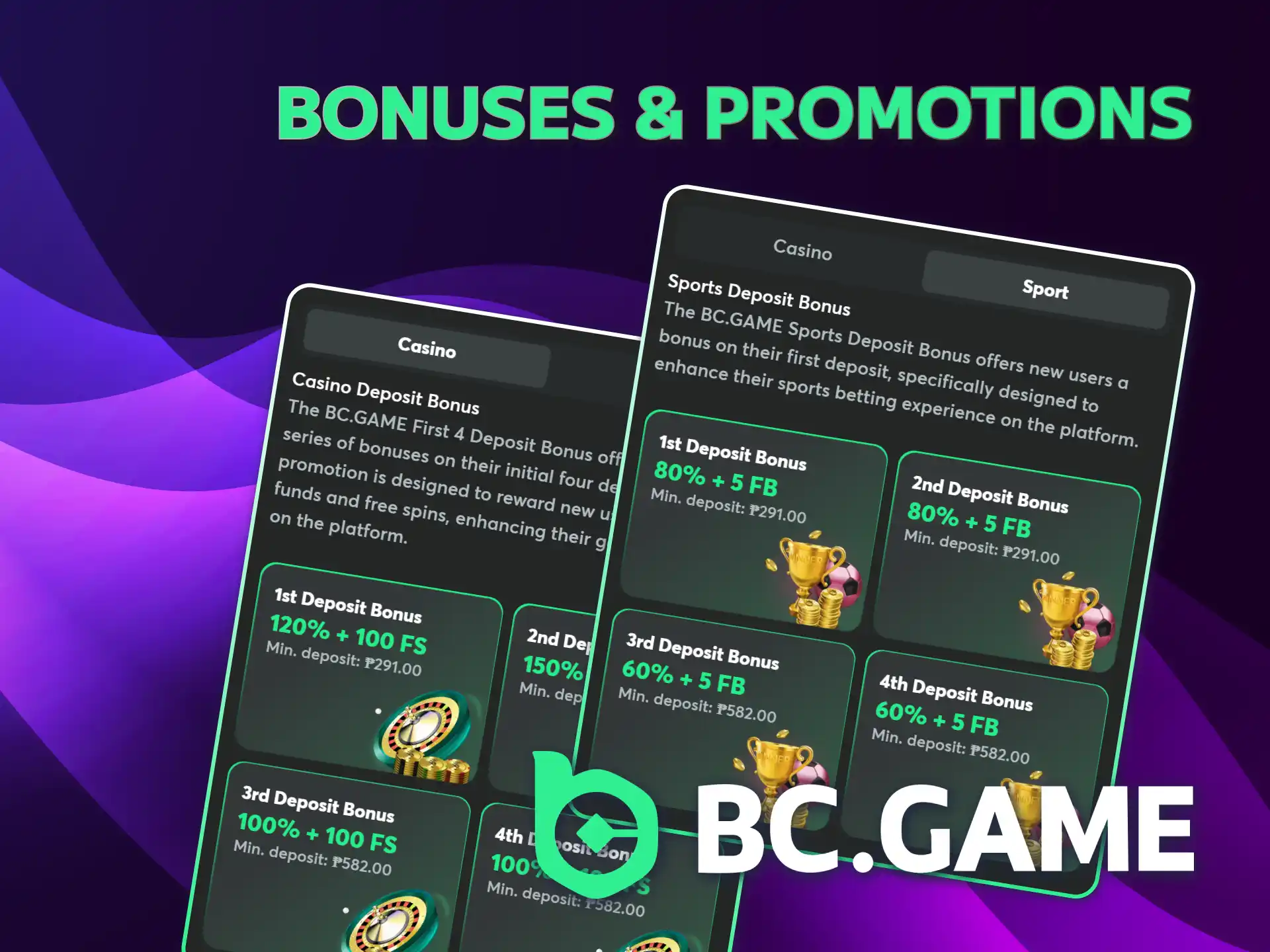 Register and deposit on BC Game Philippines for welcome rewards.