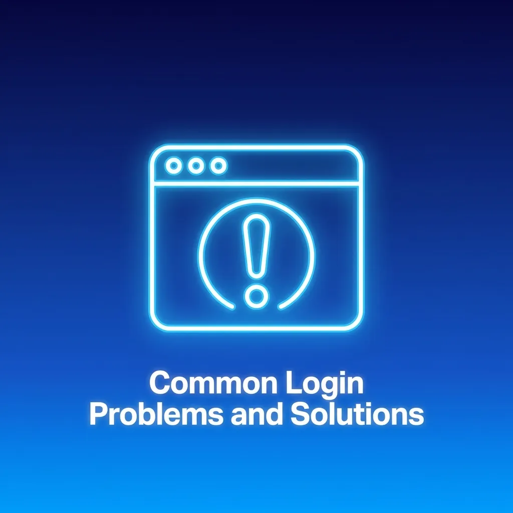 Troubleshooting guide showing common login problems like incorrect passwords, locked accounts, and their step-by-step solutions