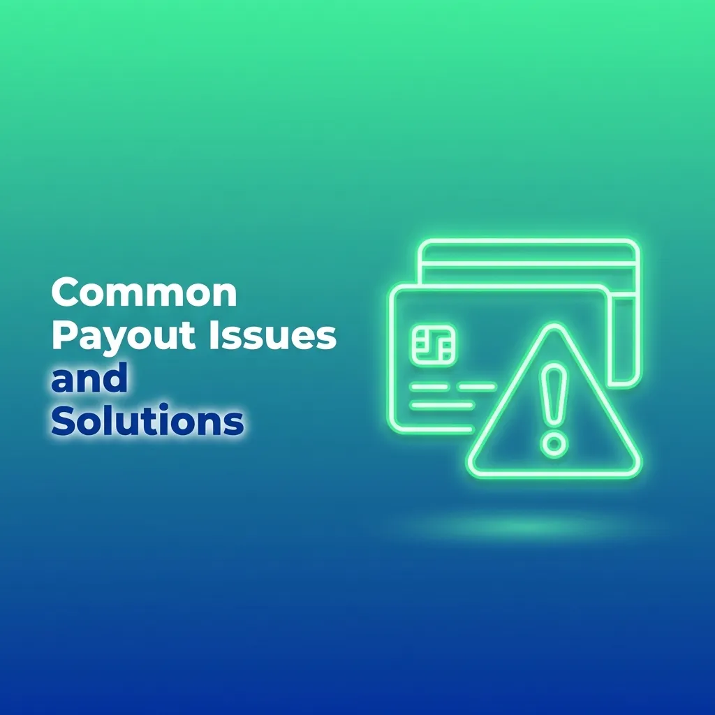 Casino payout issues infographic showing solutions for verification, wagering, payment errors, limits, and method problems.