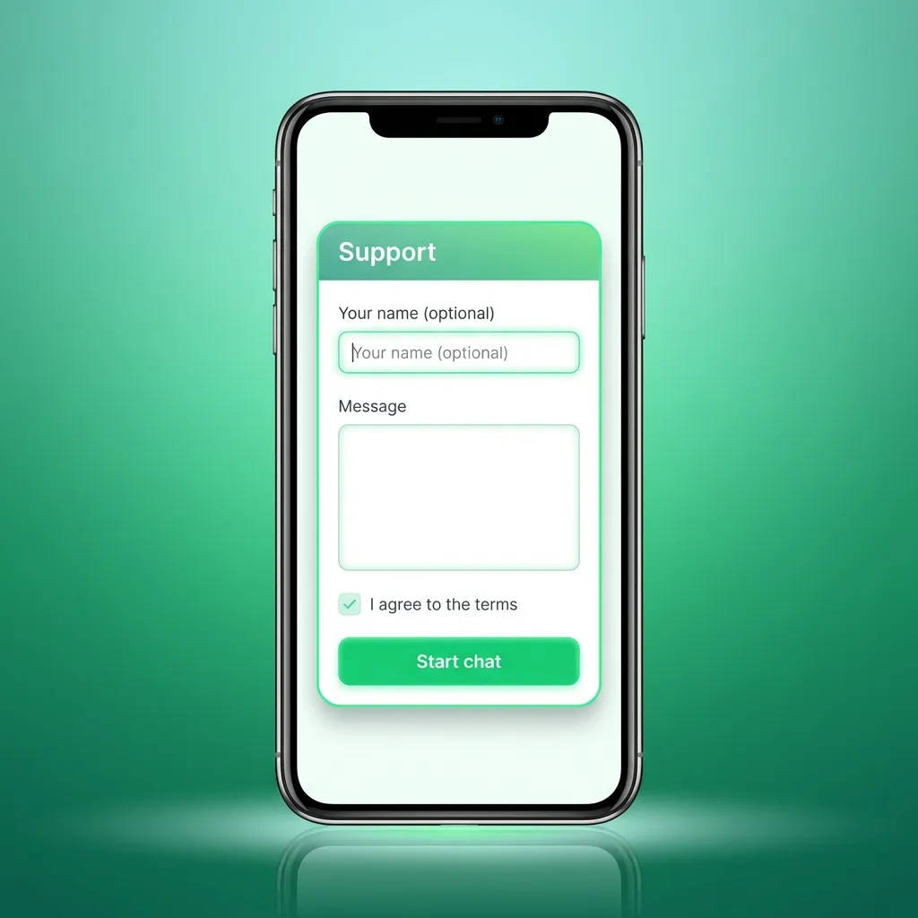 BC Game iOS app customer support options including 24/7 live chat, email, FAQ section, and social media channels.