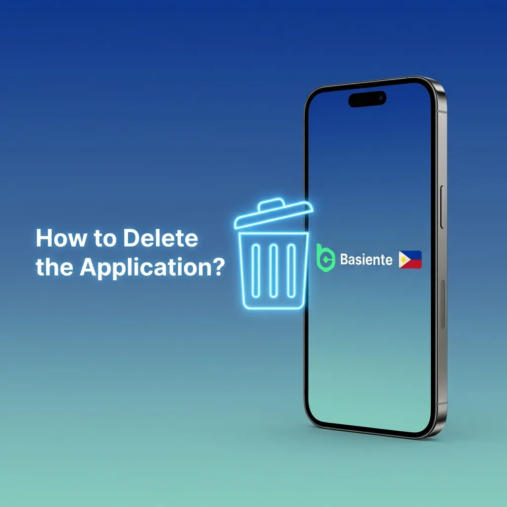 Android and iOS users uninstalling BC Game app by dragging icon to uninstall or using device settings menu