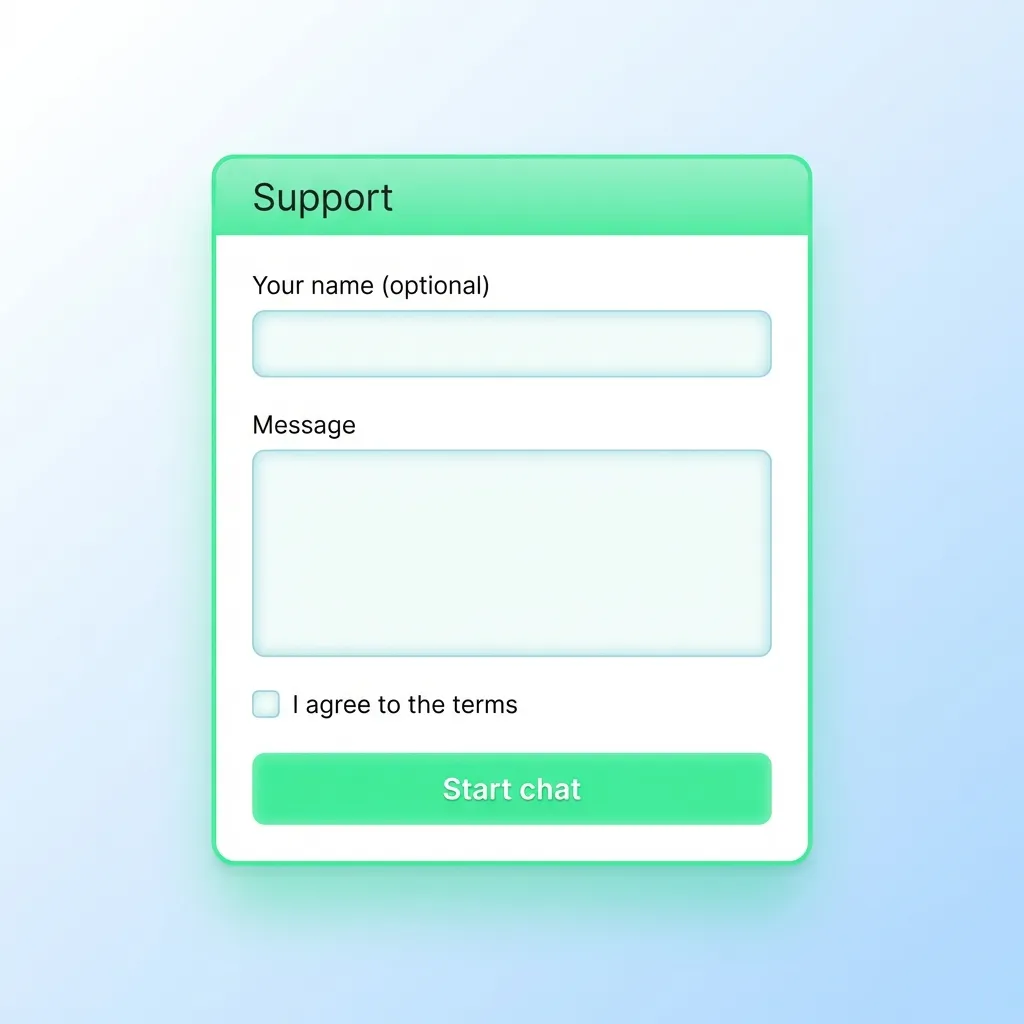 24/7 customer support options for desktop users including live chat, email, and social media channels