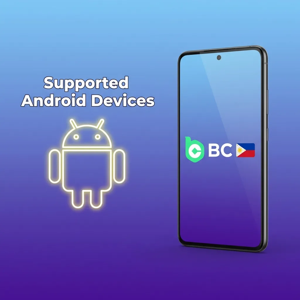 List of popular Android smartphones and tablets compatible with BC Game, including Samsung, Xiaomi, and Google devices.