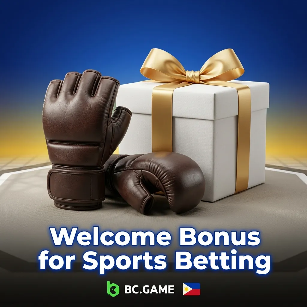Sports betting welcome bonus up to ₱300,000 for new users with 10x rollover on MMA and other sports markets