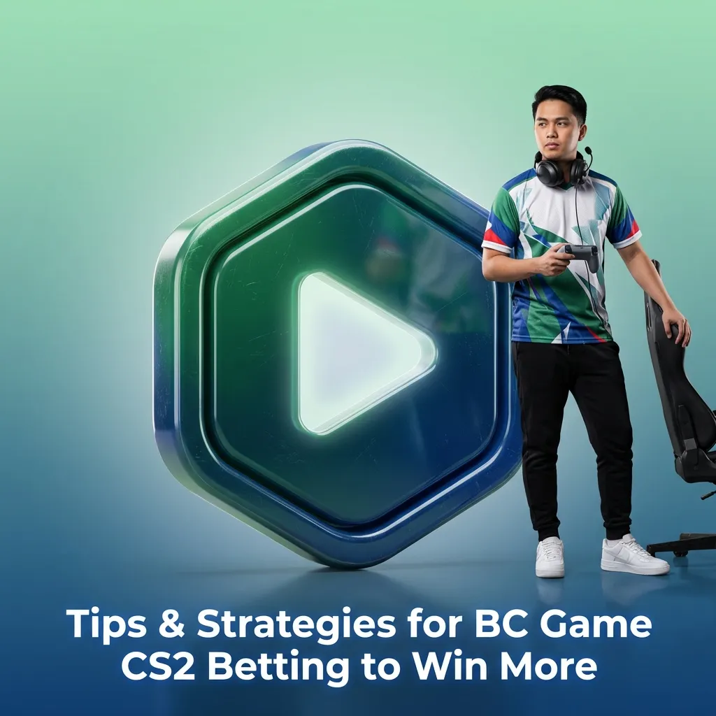 CS2 betting strategy guide showing bankroll management, map analysis, and live betting tips for BC Game platform